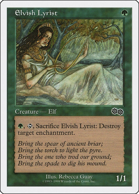 Image for Elvish Lyrist - Magic: The Gathering