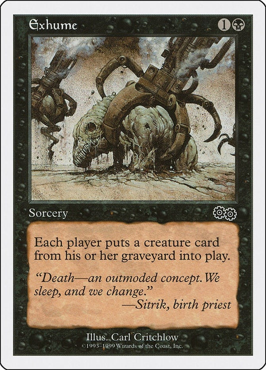 Image for Exhume - Magic: The Gathering