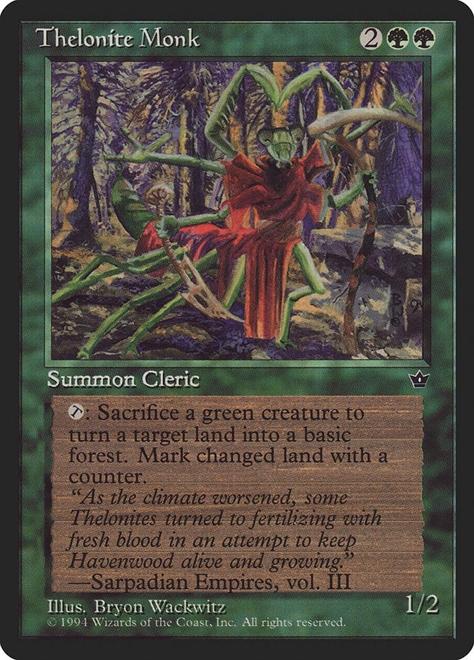 Image for Thelonite Monk - Magic: The Gathering