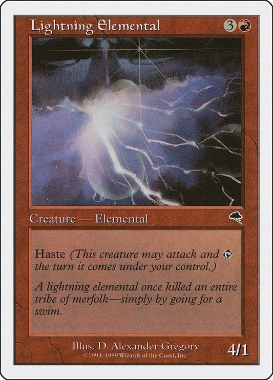 Image for Lightning Elemental - Magic: The Gathering