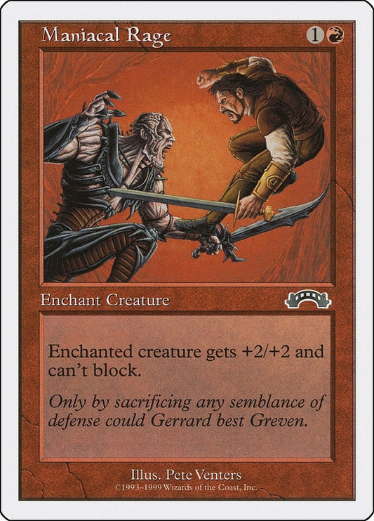 Image for Maniacal Rage - Magic: The Gathering