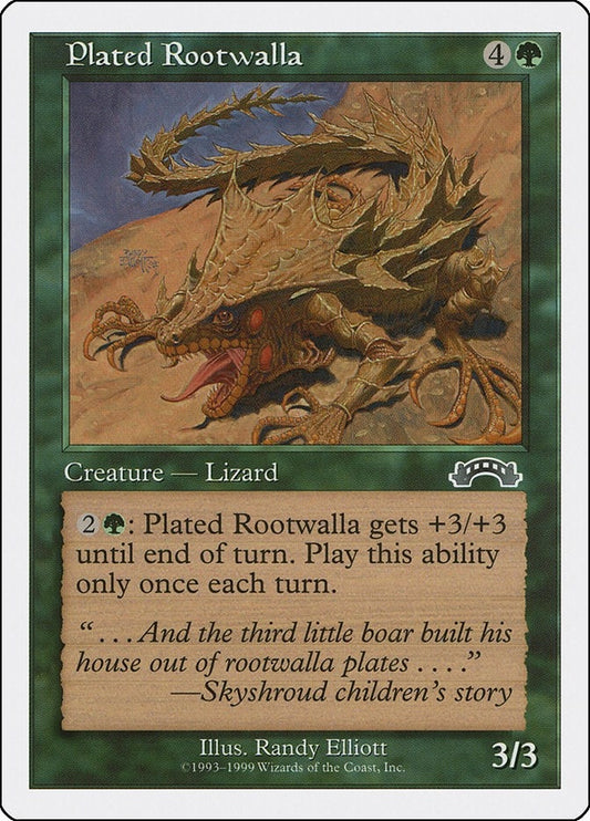 Image for Plated Rootwalla - Magic: The Gathering