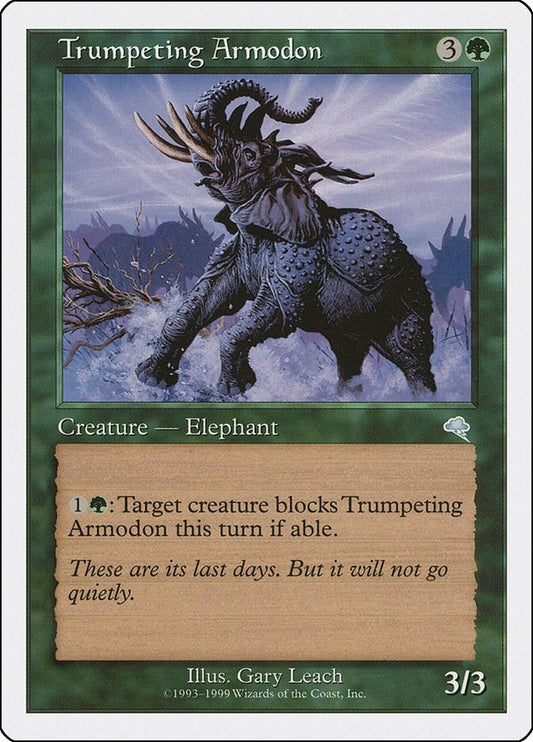 Image for Trumpeting Armodon - Magic: The Gathering