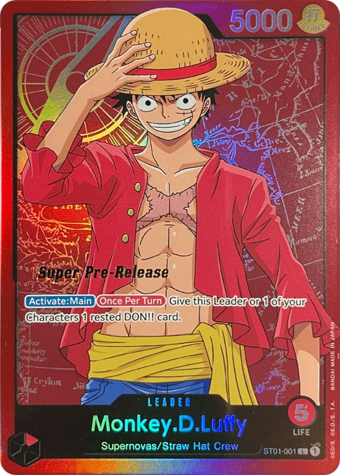 Image for Monkey.D.Luffy (001) (ST01-001) - One Piece Card Game