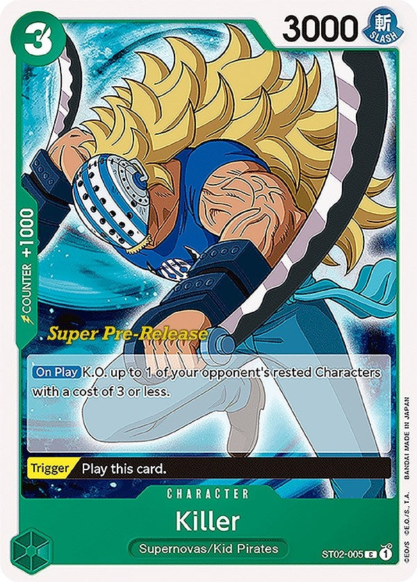 Image for Killer (ST02-005) - One Piece Card Game