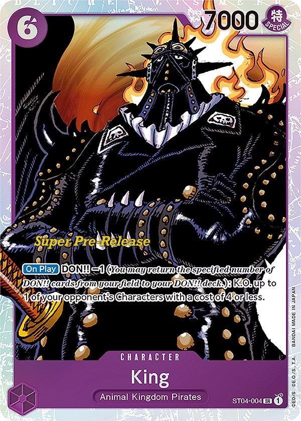 Image for King (ST04-004) - One Piece Card Game