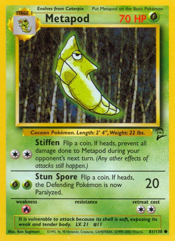 Image for Metapod (081/130) - Pokemon