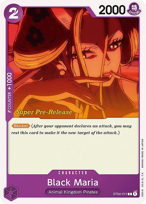 Image for Black Maria (ST04-011) - One Piece Card Game