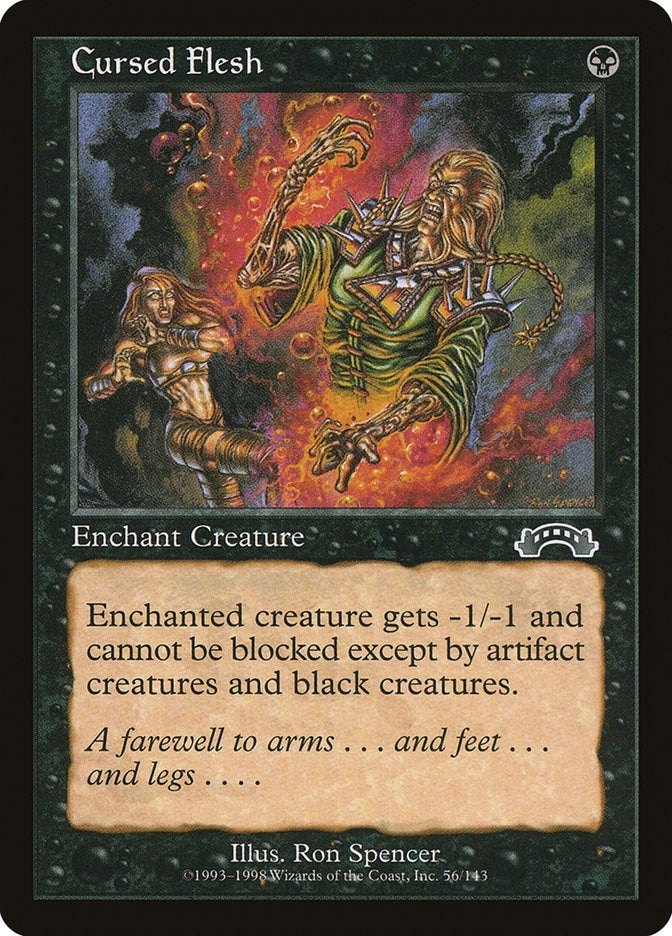 Image for Cursed Flesh (56) - Magic: The Gathering