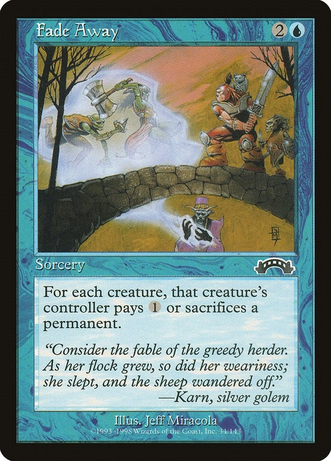 Image for Fade Away (34) - Magic: The Gathering