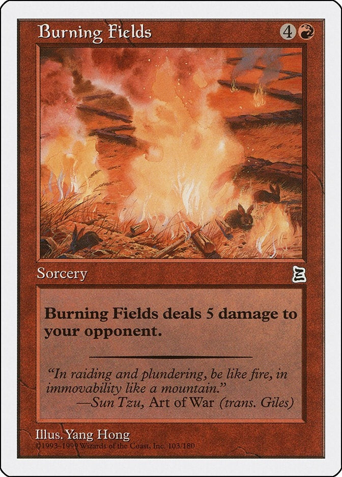 Image for Burning Fields (103) - Magic: The Gathering