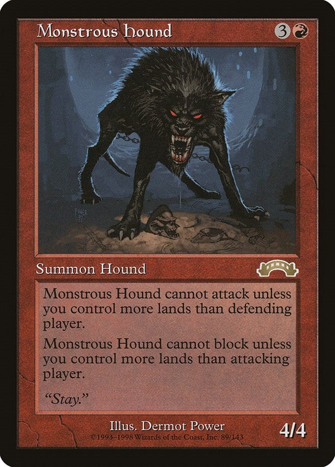 Image for Monstrous Hound (89) - Magic: The Gathering