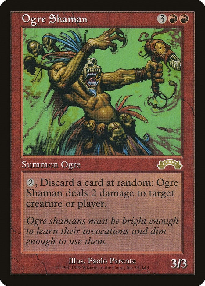 Image for Ogre Shaman (91) - Magic: The Gathering