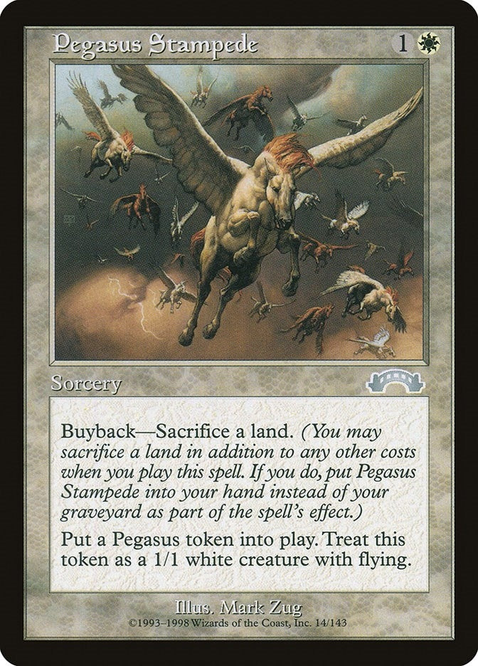 Image for Pegasus Stampede (14) - Magic: The Gathering
