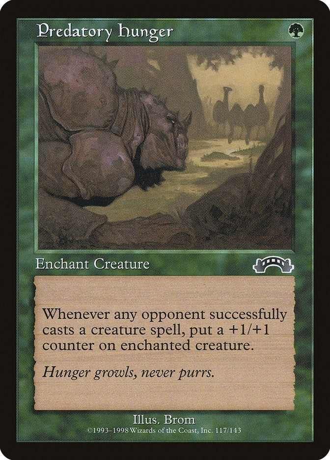 Image for Predatory Hunger (117) - Magic: The Gathering