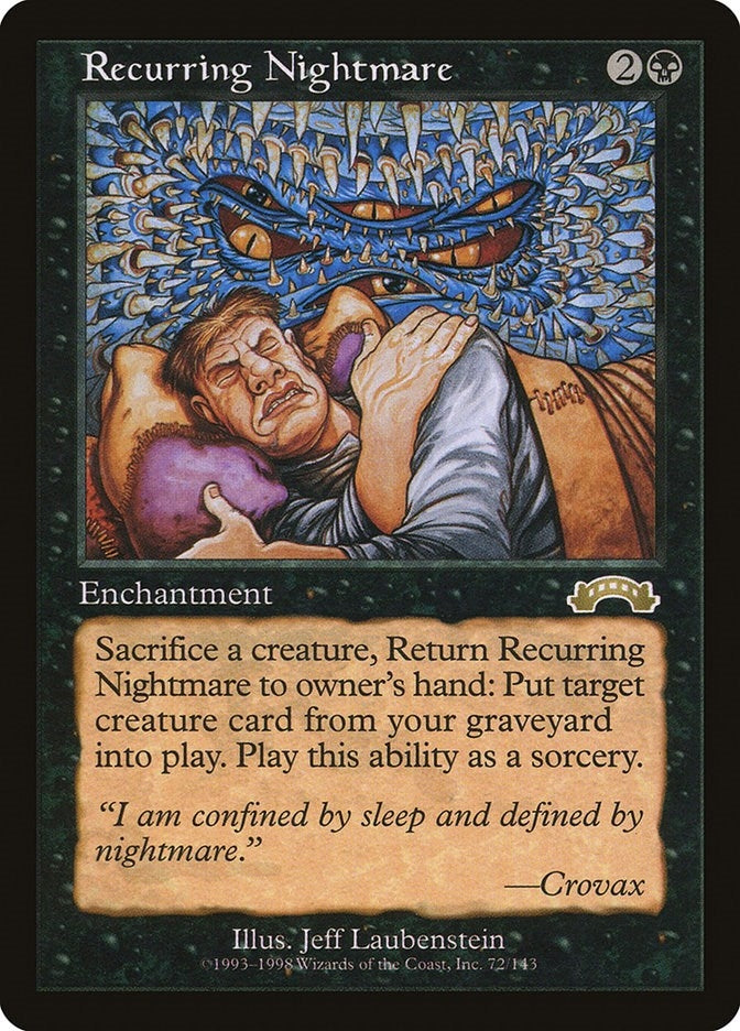 Image for Recurring Nightmare (72) - Magic: The Gathering