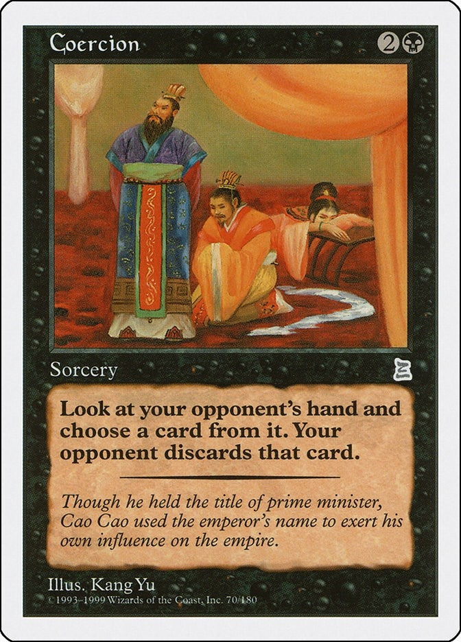 Image for Coercion (70) - Magic: The Gathering
