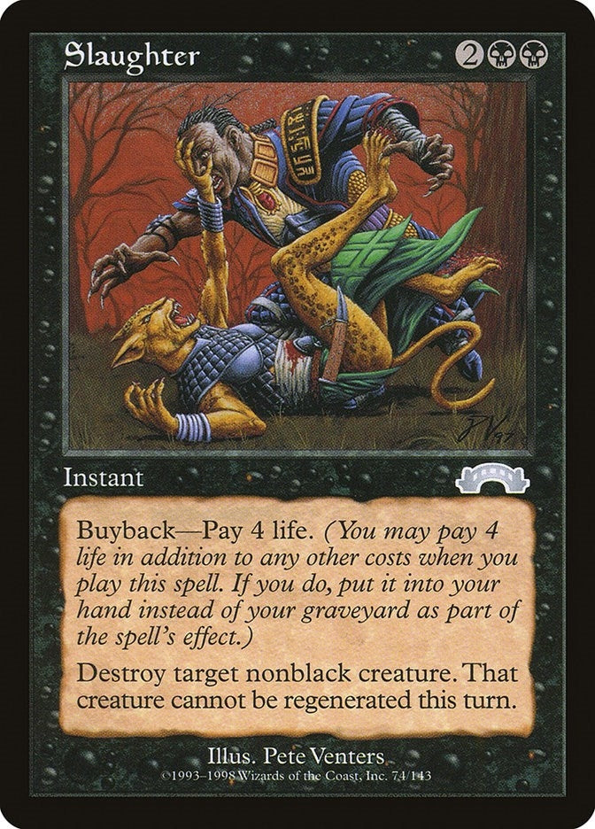 Image for Slaughter (74) - Magic: The Gathering