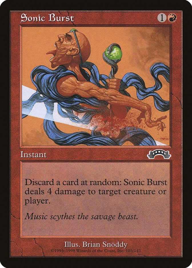 Image for Sonic Burst (103) - Magic: The Gathering