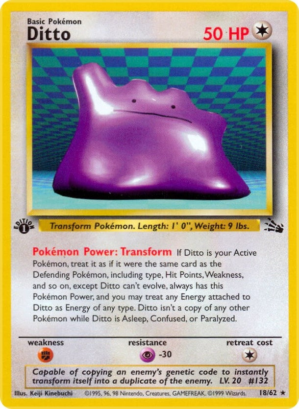 Image for Ditto (18) (18/62) - Pokemon