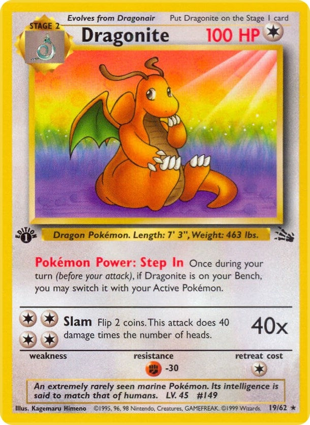 Image for Dragonite (19) (19/62) - Pokemon