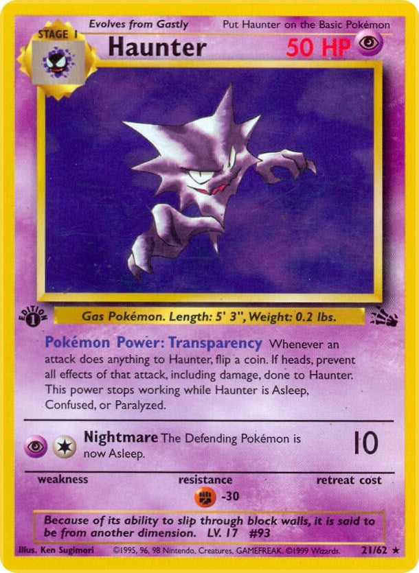 Image for Haunter (21) (21/62) - Pokemon