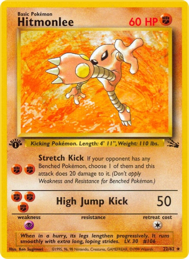 Image for Hitmonlee (22) (22/62) - Pokemon