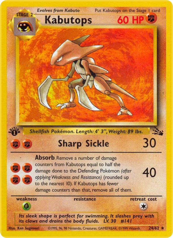 Image for Kabutops (24) (24/62) - Pokemon