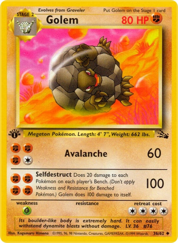 Image for Golem (36/62) - Pokemon