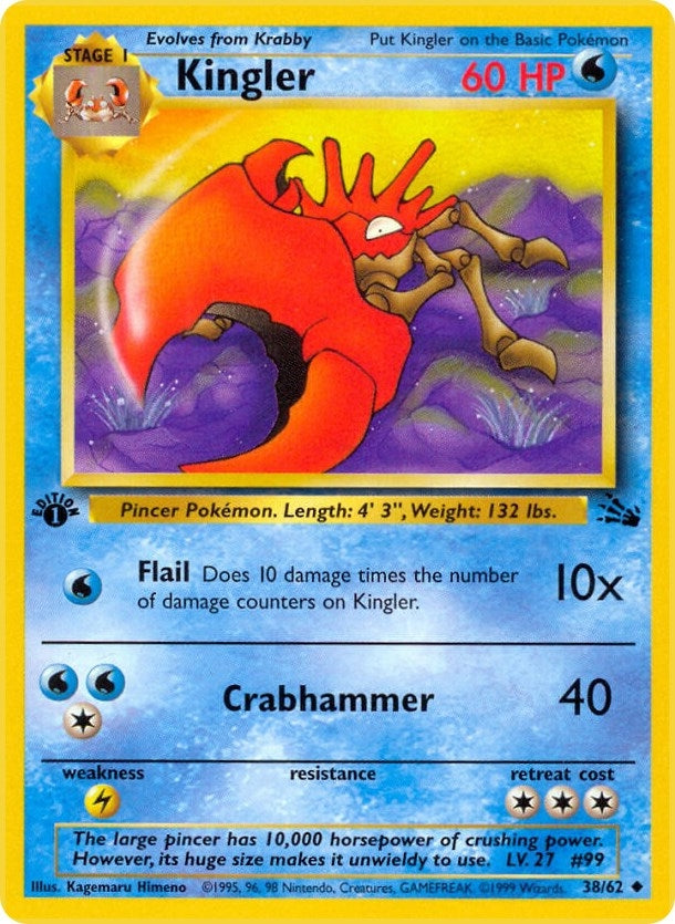 Image for Kingler (38/62) - Pokemon