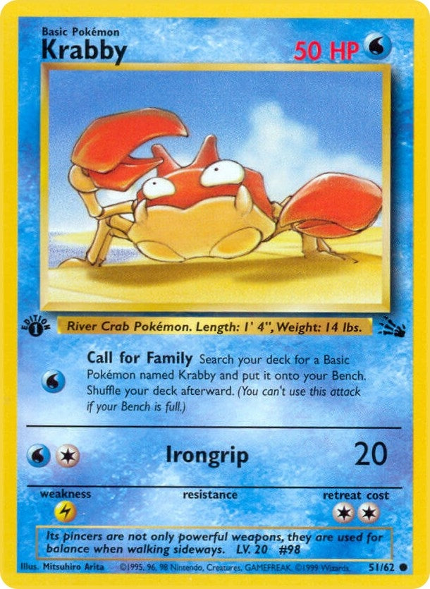 Image for Krabby (51/62) - Pokemon