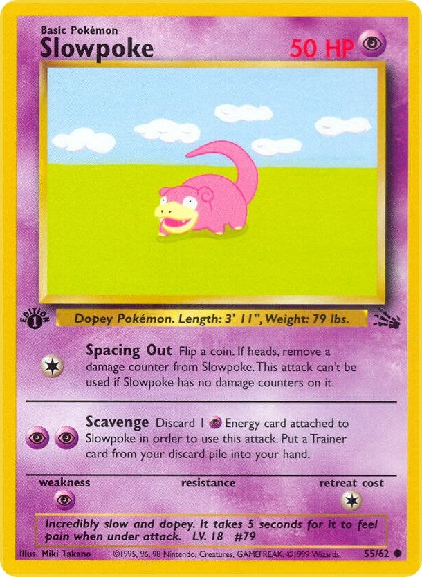Image for Slowpoke (55/62) - Pokemon