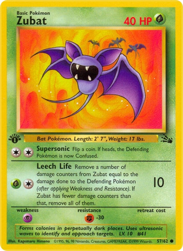 Image for Zubat (57/62) - Pokemon