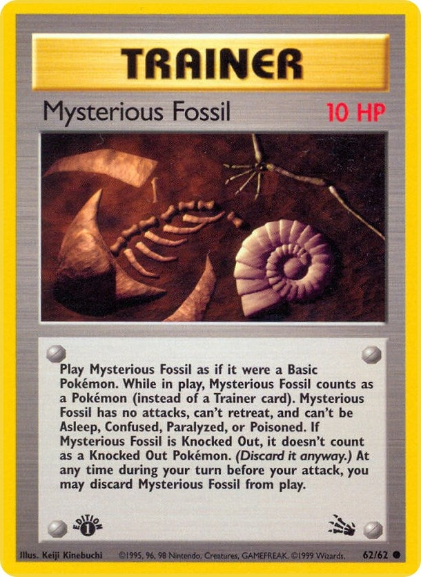 Image for Mysterious Fossil (62/62) - Pokemon