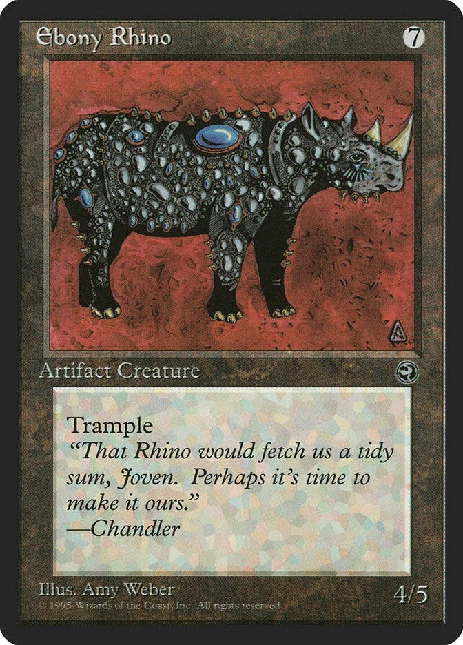 Image for Ebony Rhino - Magic: The Gathering