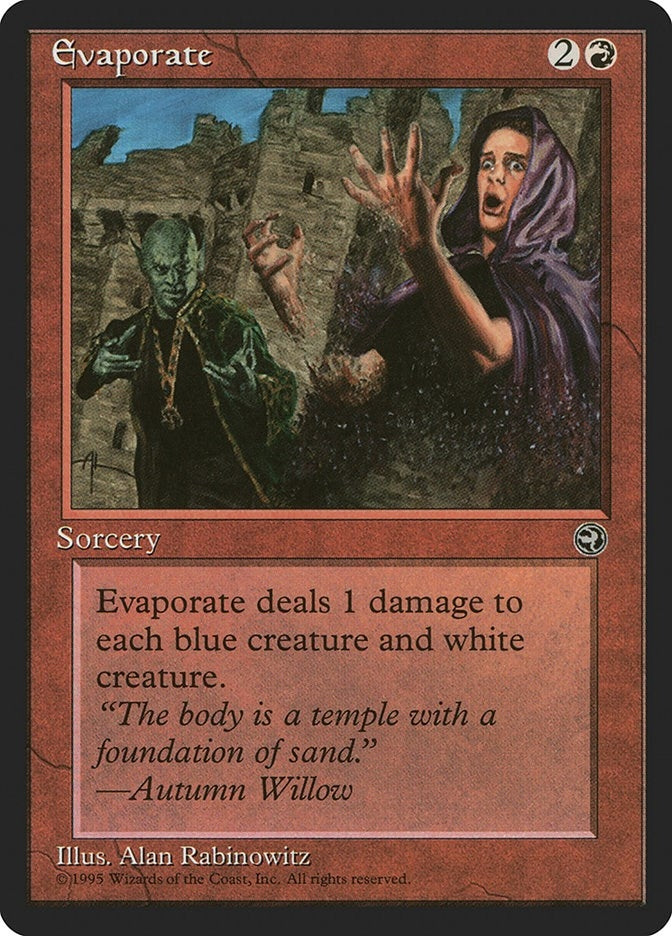 Image for Evaporate - Magic: The Gathering