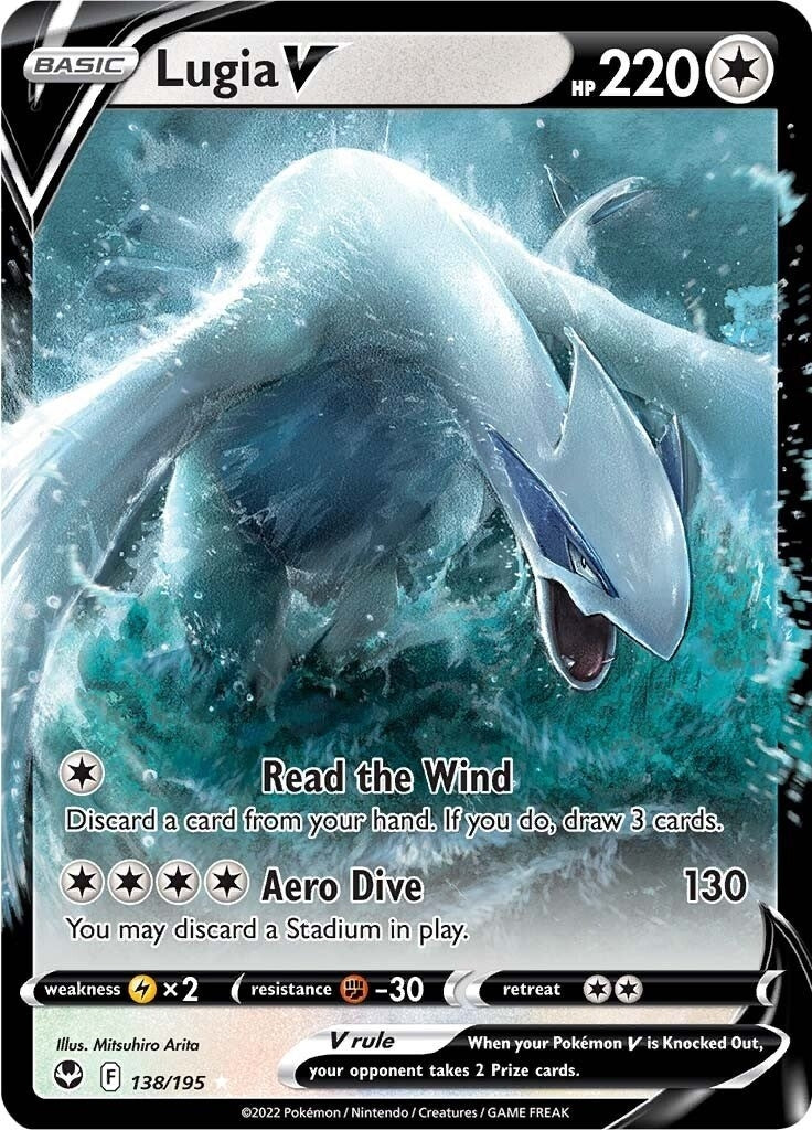 Image for Lugia V (138/195) - Pokemon