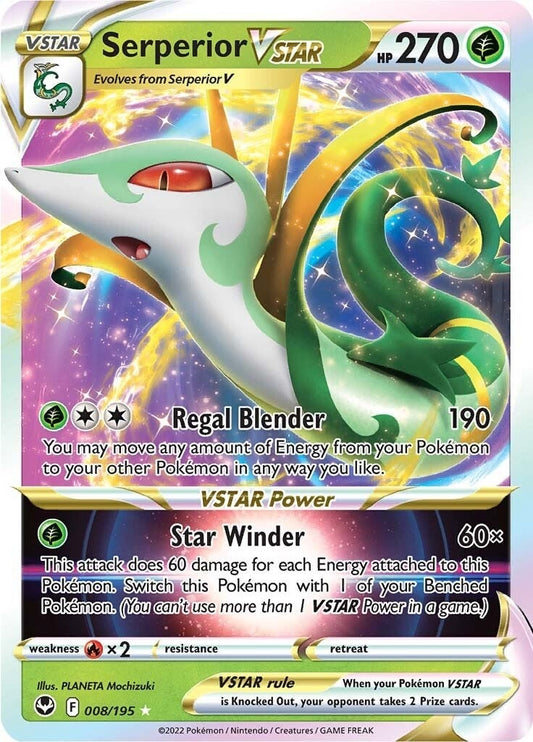 Image for Serperior VSTAR (008/195) - Pokemon