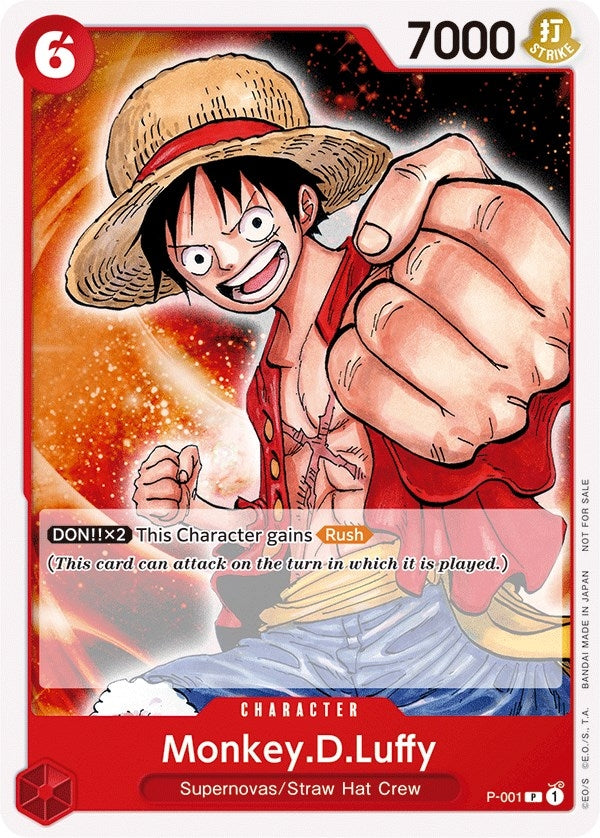 Image for Monkey.D.Luffy (Promotion Pack 2022) (P-001) - One Piece Card Game