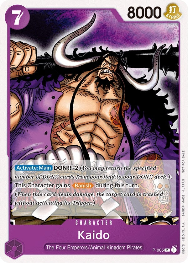 Image for Kaido (Promotion Pack 2022) (P-005) - One Piece Card Game