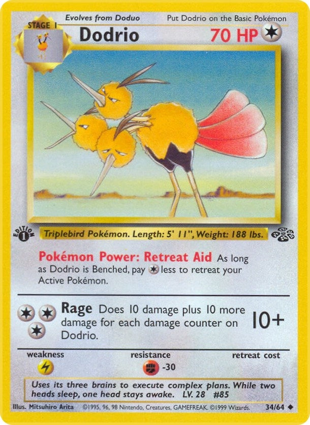 Image for Dodrio (34/64) - Pokemon
