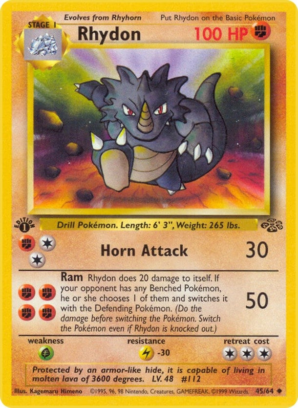 Image for Rhydon (45/64) - Pokemon