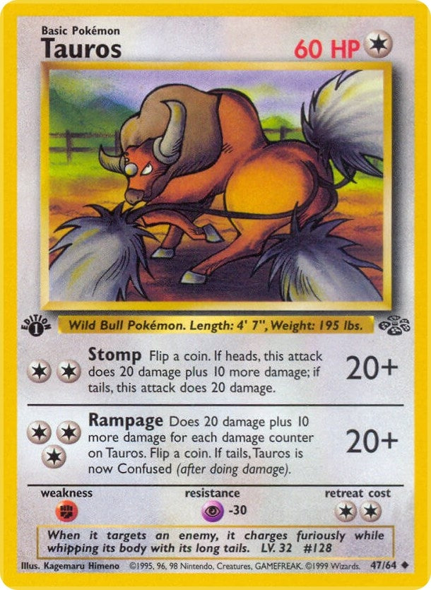Image for Tauros (47/64) - Pokemon