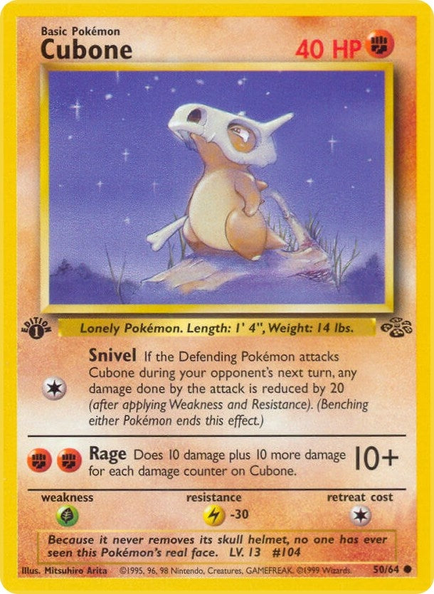 Image for Cubone (50/64) - Pokemon