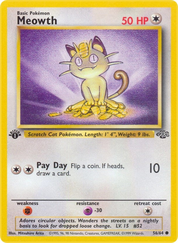 Image for Meowth (56/64) - Pokemon