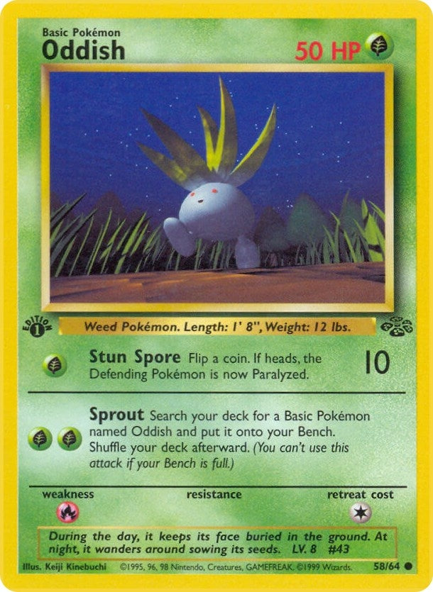 Image for Oddish (58/64) - Pokemon