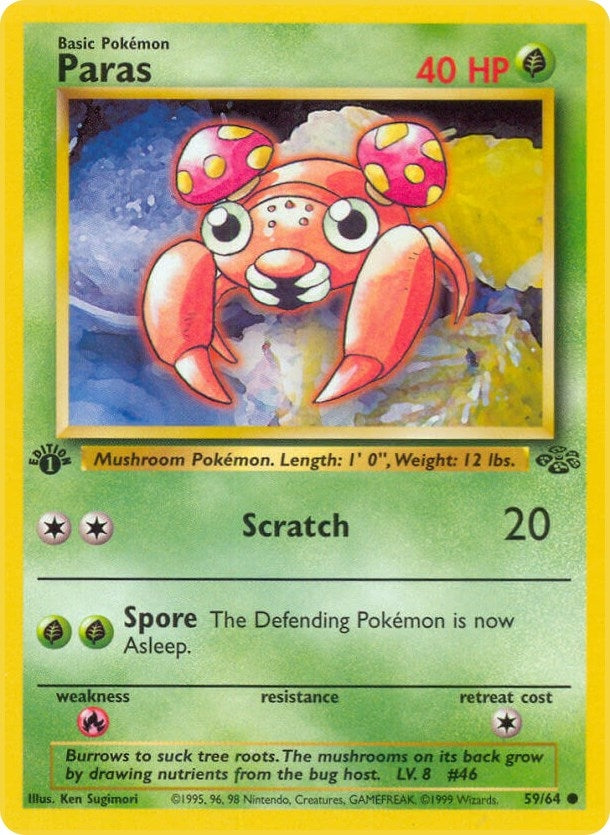 Image for Paras (59/64) - Pokemon