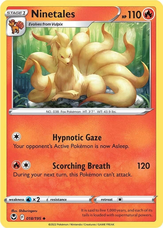 Image for Ninetales (018/195) - Pokemon