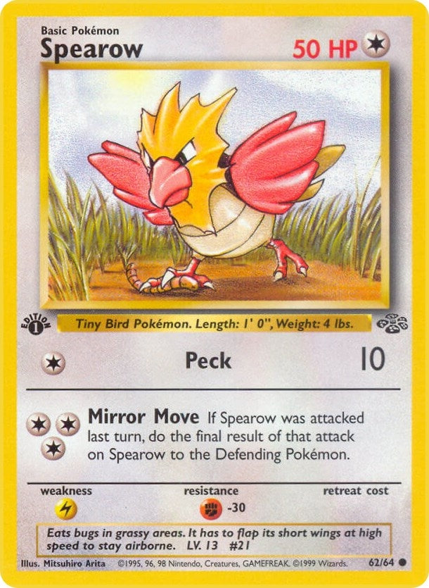 Image for Spearow (62/64) - Pokemon