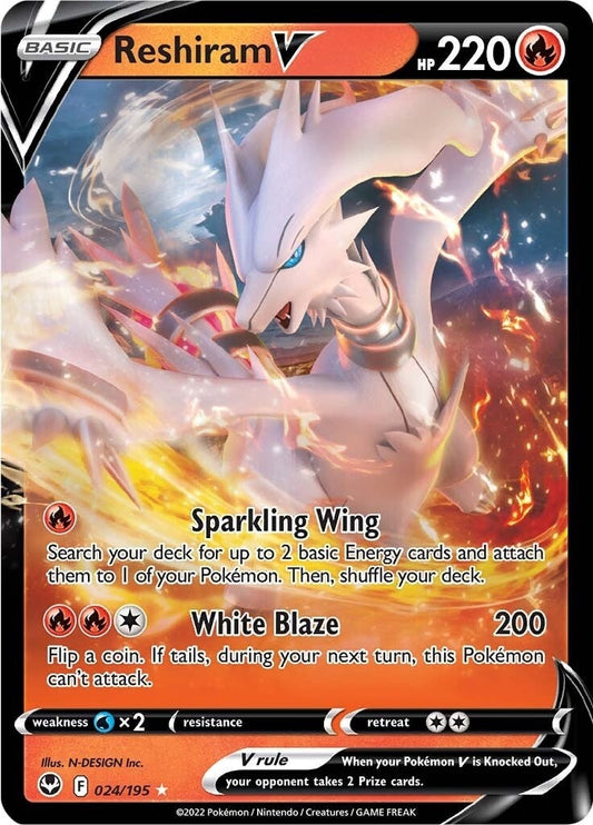 Image for Reshiram V (024/195) - Pokemon